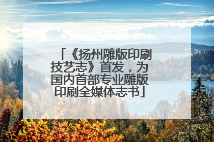 《扬州雕版印刷技艺志》首发，为国内首部专业雕版印刷全媒体志书