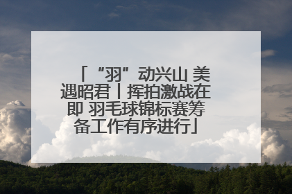 “羽”动兴山 美遇昭君丨挥拍激战在即 羽毛球锦标赛筹备工作有序进行