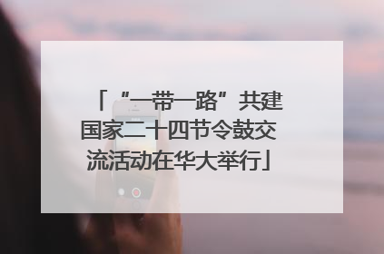 “一带一路”共建国家二十四节令鼓交流活动在华大举行