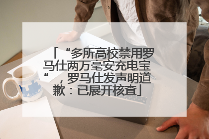 “多所高校禁用罗马仕两万毫安充电宝”，罗马仕发声明道歉：已展开核查