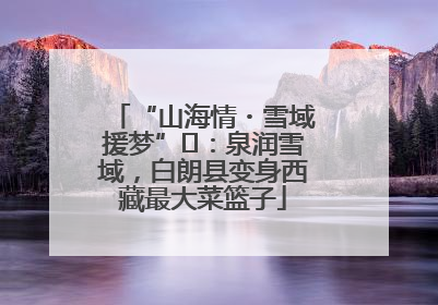 “山海情・雪域援梦”⑪：泉润雪域，白朗县变身西藏最大菜篮子