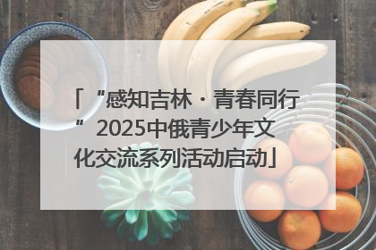 “感知吉林・青春同行”2025中俄青少年文化交流系列活动启动