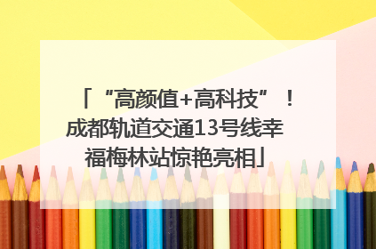 “高颜值+高科技”！成都轨道交通13号线幸福梅林站惊艳亮相