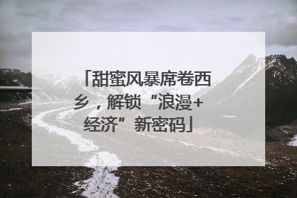 甜蜜风暴席卷西乡，解锁“浪漫+经济”新密码