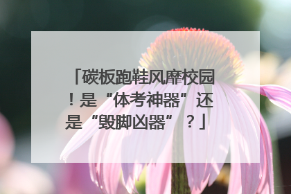 碳板跑鞋风靡校园！是“体考神器”还是“毁脚凶器”？