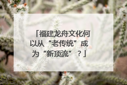 福建龙舟文化何以从“老传统”成为“新顶流”？
