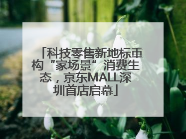 科技零售新地标重构“家场景”消费生态，京东MALL深圳首店启幕