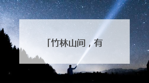 竹林山间，有这样一群平安“守望者”