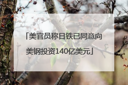 美官员称日铁已同意向美钢投资140亿美元