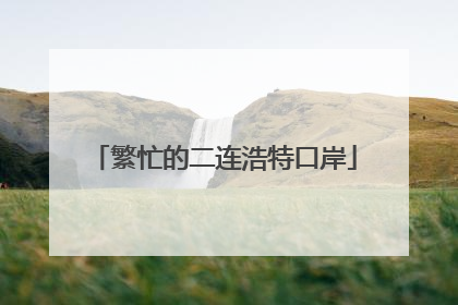 繁忙的二连浩特口岸