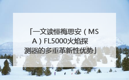 一文读懂梅思安（MSA）FL5000火焰探测器的多重革新性优势