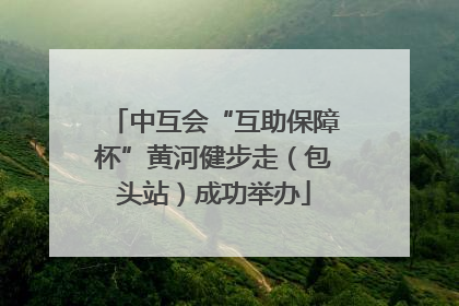 中互会“互助保障杯”黄河健步走（包头站）成功举办