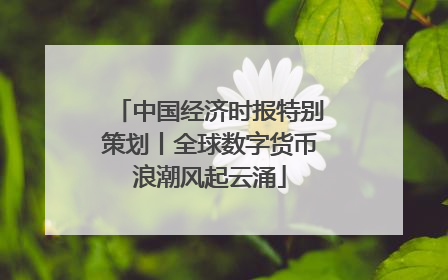 中国经济时报特别策划丨全球数字货币浪潮风起云涌