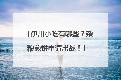 伊川小吃有哪些？杂粮煎饼申请出战！