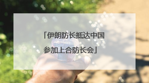 伊朗防长抵达中国参加上合防长会