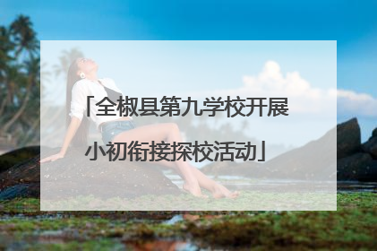 全椒县第九学校开展小初衔接探校活动