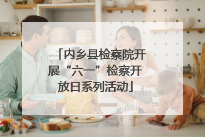 内乡县检察院开展“六一”检察开放日系列活动