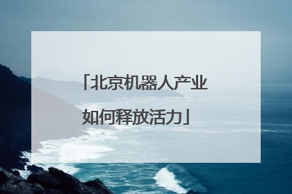 北京机器人产业如何释放活力
