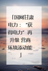 国网甘肃电力：“获得电力”再升级 营商环境添动能