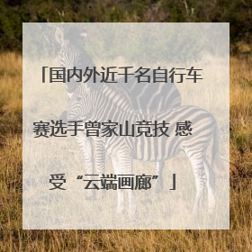 国内外近千名自行车赛选手曾家山竞技 感受“云端画廊”