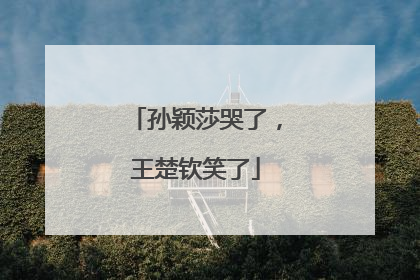 孙颖莎哭了，王楚钦笑了