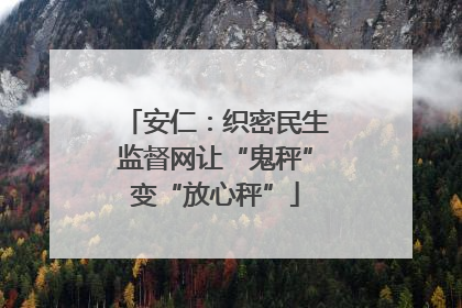 安仁：织密民生监督网让“鬼秤”变“放心秤”