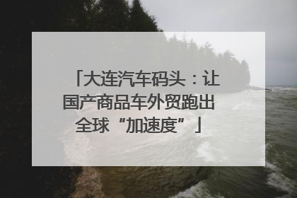 大连汽车码头：让国产商品车外贸跑出全球“加速度”