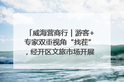 威海营商行｜游客+专家双重视角“找茬”，经开区文旅市场开展暑期前“体检”