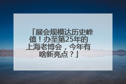 展会规模达历史峰值！办至第25年的上海老博会，今年有啥新亮点？