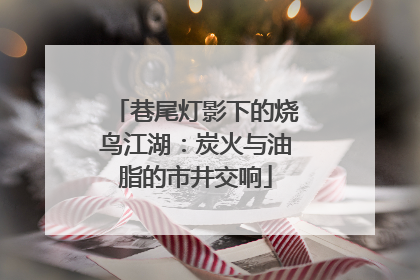 巷尾灯影下的烧鸟江湖：炭火与油脂的市井交响