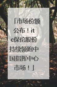 市场份额公布！itc保伦股份持续领跑中国指挥中心市场！