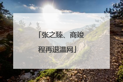 张之臻、商竣程再退温网