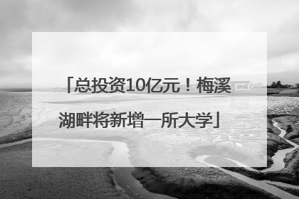 总投资10亿元！梅溪湖畔将新增一所大学