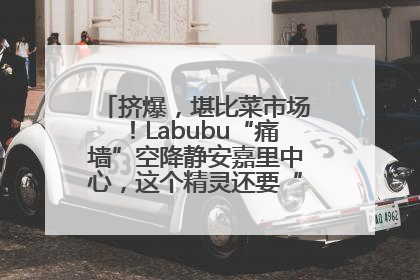 挤爆，堪比菜市场！Labubu“痛墙”空降静安嘉里中心，这个精灵还要“突袭”便利店？
