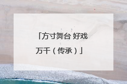 方寸舞台 好戏万千（传承）