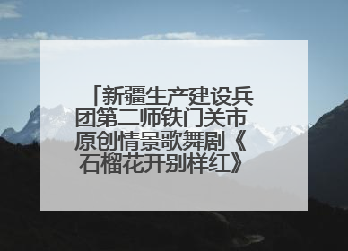 新疆生产建设兵团第二师铁门关市原创情景歌舞剧《石榴花开别样红》将来河北巡演