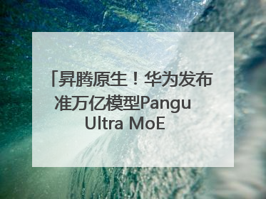 昇腾原生！华为发布准万亿模型Pangu Ultra MoE模型架构和训练细节