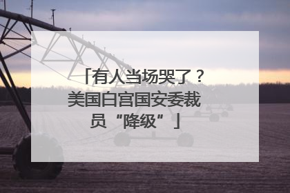 有人当场哭了？美国白宫国安委裁员“降级”