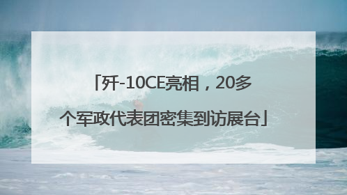 歼-10CE亮相，20多个军政代表团密集到访展台