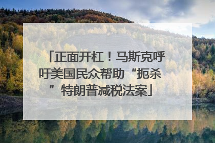 正面开杠！马斯克呼吁美国民众帮助“扼杀”特朗普减税法案
