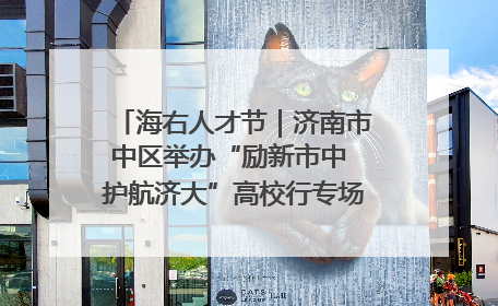 海右人才节｜济南市中区举办“励新市中 护航济大”高校行专场活动暨“青年人才 乐享市中”品牌推介会