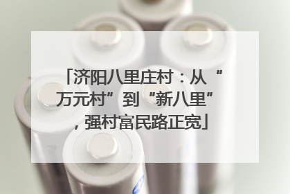 济阳八里庄村：从“万元村”到“新八里”，强村富民路正宽