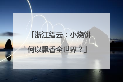 浙江缙云：小烧饼何以飘香全世界？