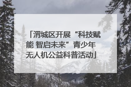 渭城区开展“科技赋能 智启未来”青少年无人机公益科普活动