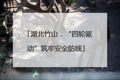 湖北竹山：“四轮驱动”筑牢安全防线