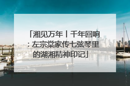 湘见万年丨千年回响：左宗棠家传七弦琴里的湖湘精神印记