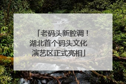 老码头新腔调！湖北首个码头文化演艺区正式亮相