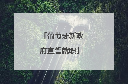 葡萄牙新政府宣誓就职