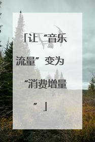 让“音乐流量”变为“消费增量”