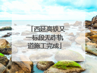 西延高铁又一标段无砟轨道施工完成